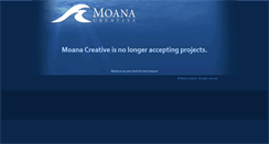 Desktop Screenshot of moanacreative.com